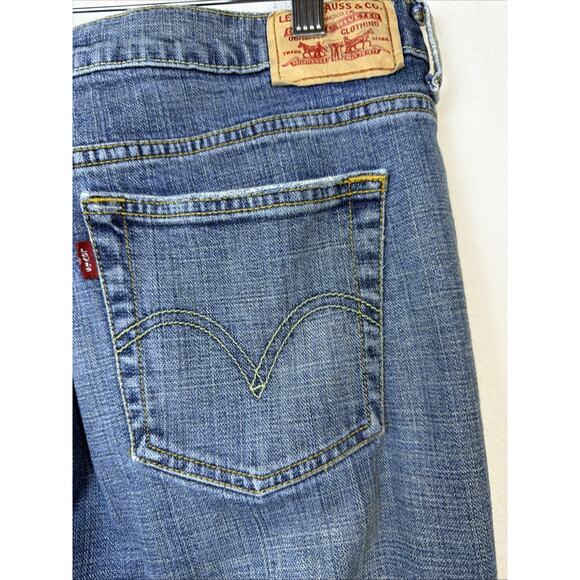 Levi's Boot Cut 515 Denim Blue Jeans Size 12M 99% Cotton western Medium wash - Picture 5 of 11
